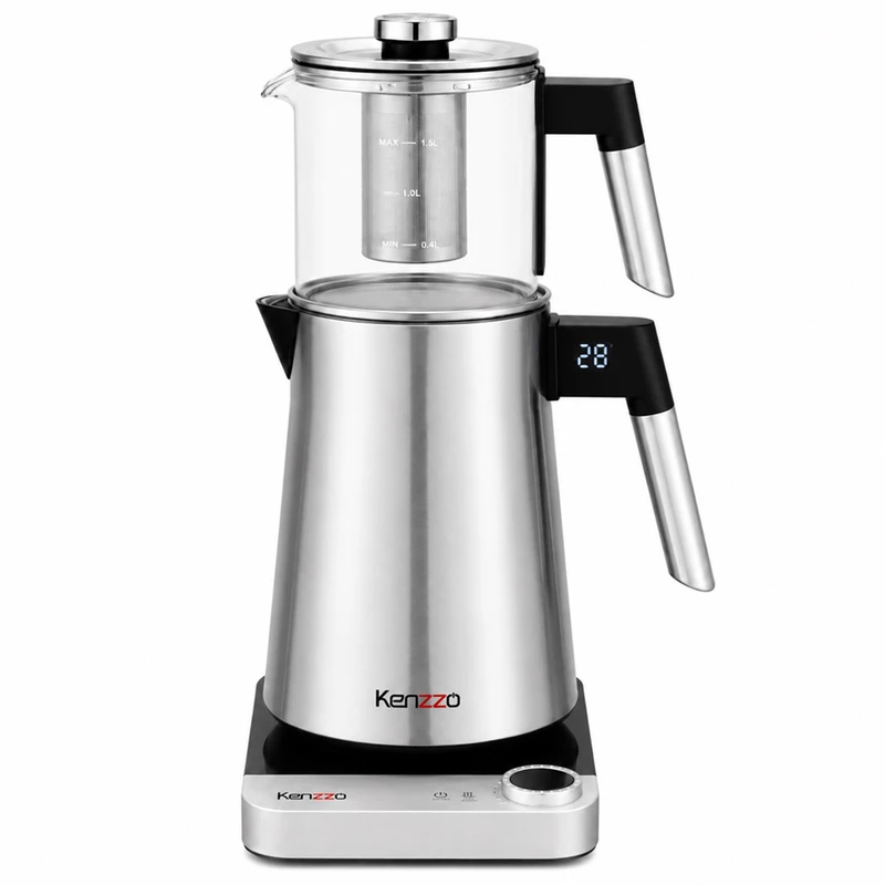 [TMK-KNZ-KT1520] چای ساز برقی روی هم کنزو مدل KT_1520